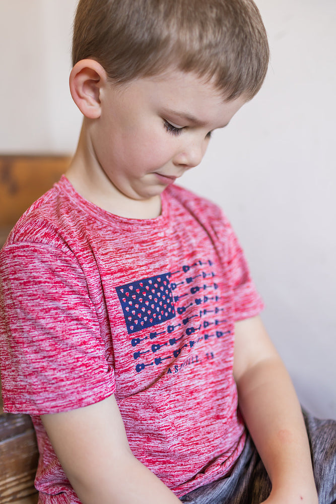
                  
                    Load image into Gallery viewer, Performance Youth Music City Flag Tee
                  
                