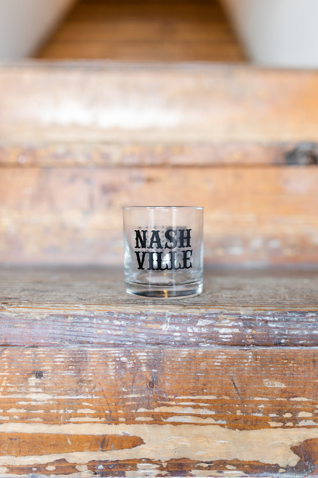 Nashville Music City Flag Whiskey Glass