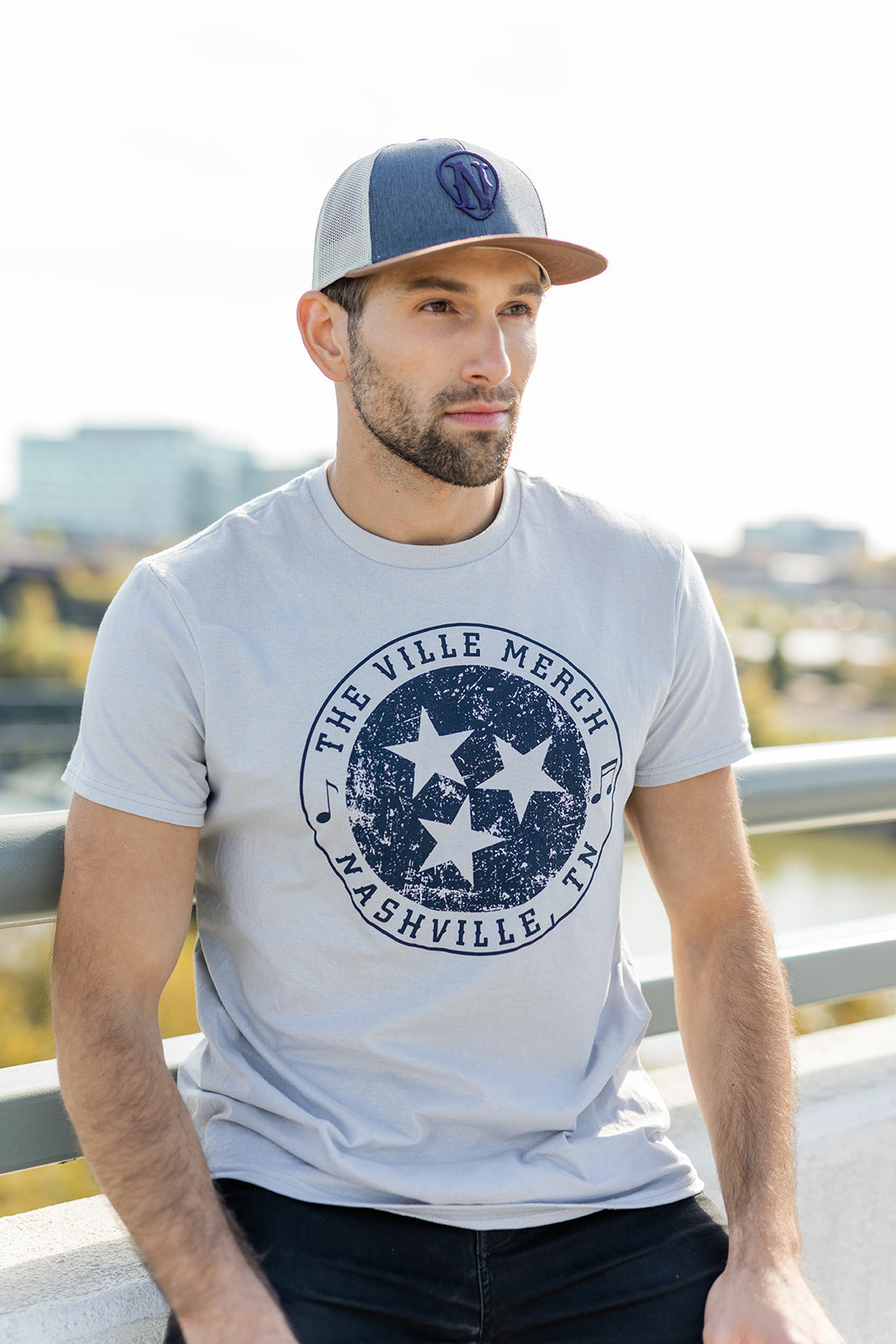 Nashville Shield Structured Mesh Snapback