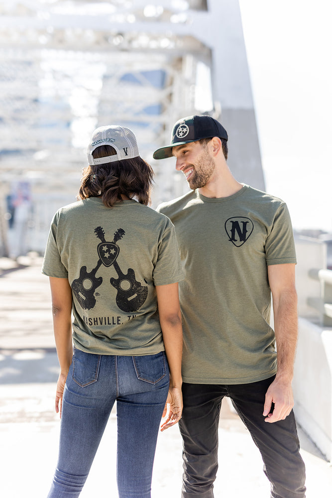 Nashville Distressed Guitars T-Shirt