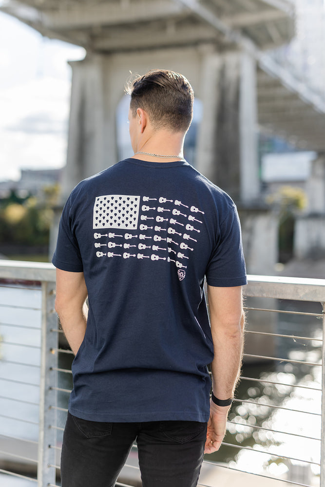 
                  
                    Load image into Gallery viewer, Nashville Music City Flag Softstyle Tee
                  
                