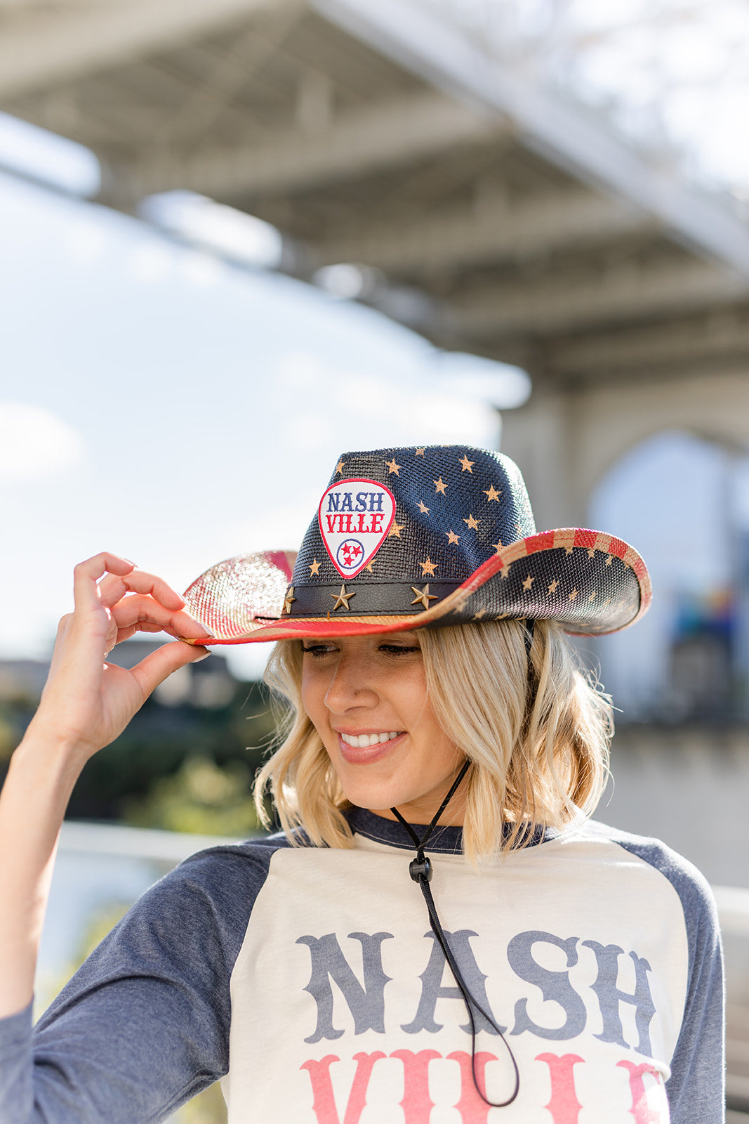 Nashville Pick American Flag Cowboy Hat