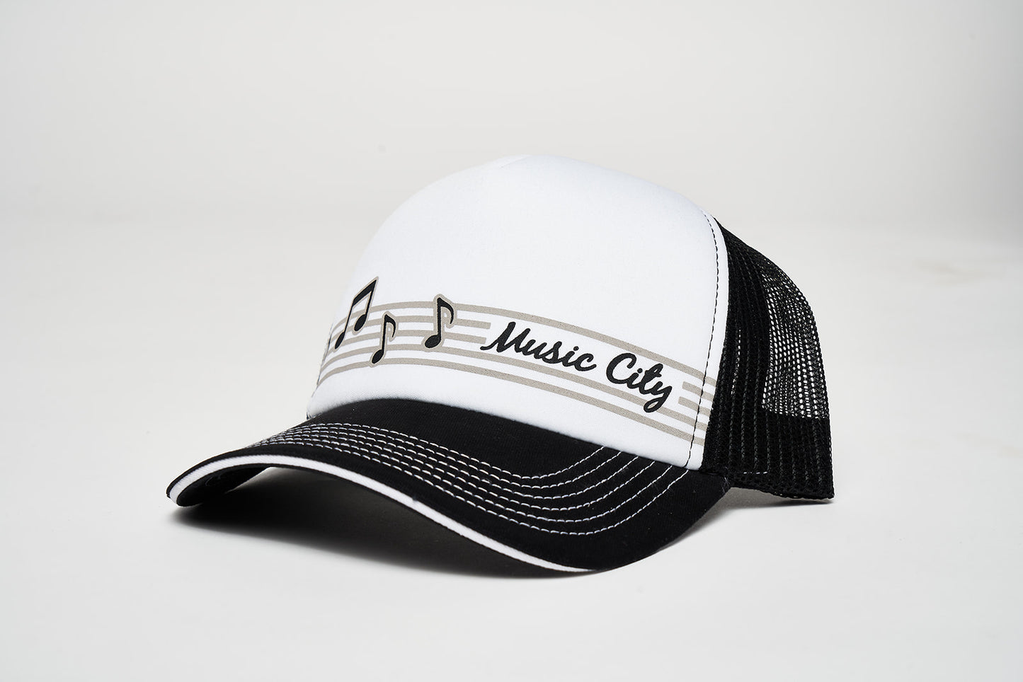 Music City Black Foam Trucker Hat*