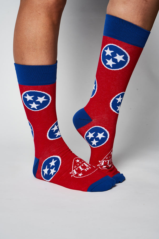 
                  
                    Load image into Gallery viewer, Adult Tri Star Socks
                  
                