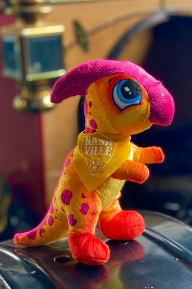 Plush Toy Stuffed Purple Corythosaurus, 9