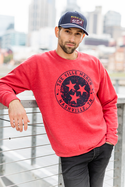 Boston Red Sox Fashion Men's Crewneck Sweatshirt