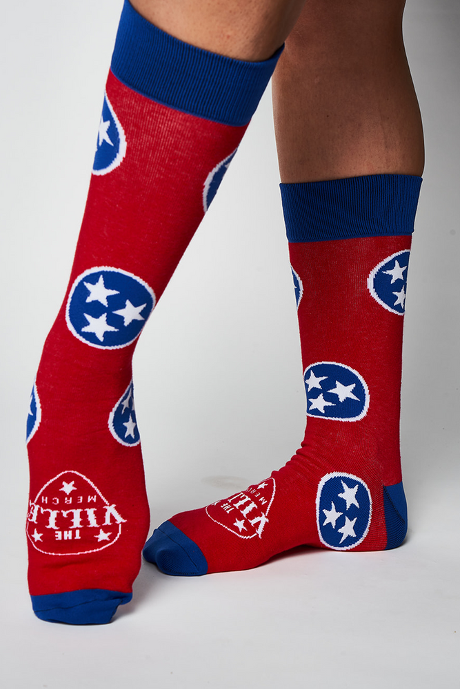 
                  
                    Load image into Gallery viewer, Adult Tri Star Socks
                  
                