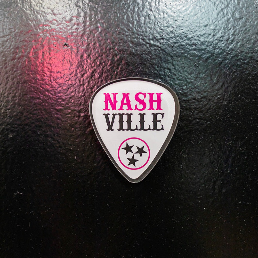 Acrylic Magnet Nashville Stacked Pink Pick