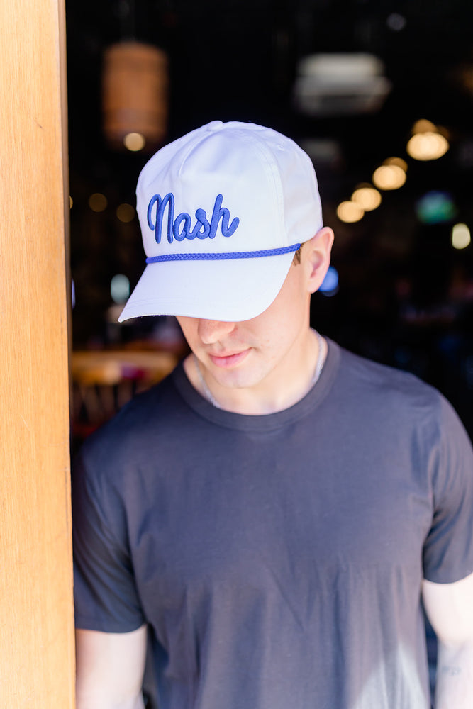 
                  
                    Load image into Gallery viewer, Nash Retro Rope Snapback - White
                  
                