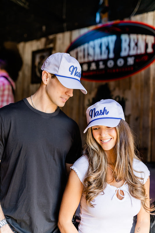 Nash Retro Rope Snapback - White*