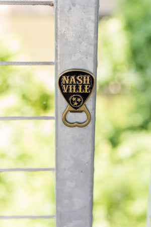 
                  
                    Load image into Gallery viewer, Nashville Guitar Pic Magnet-Bottle Opener
                  
                