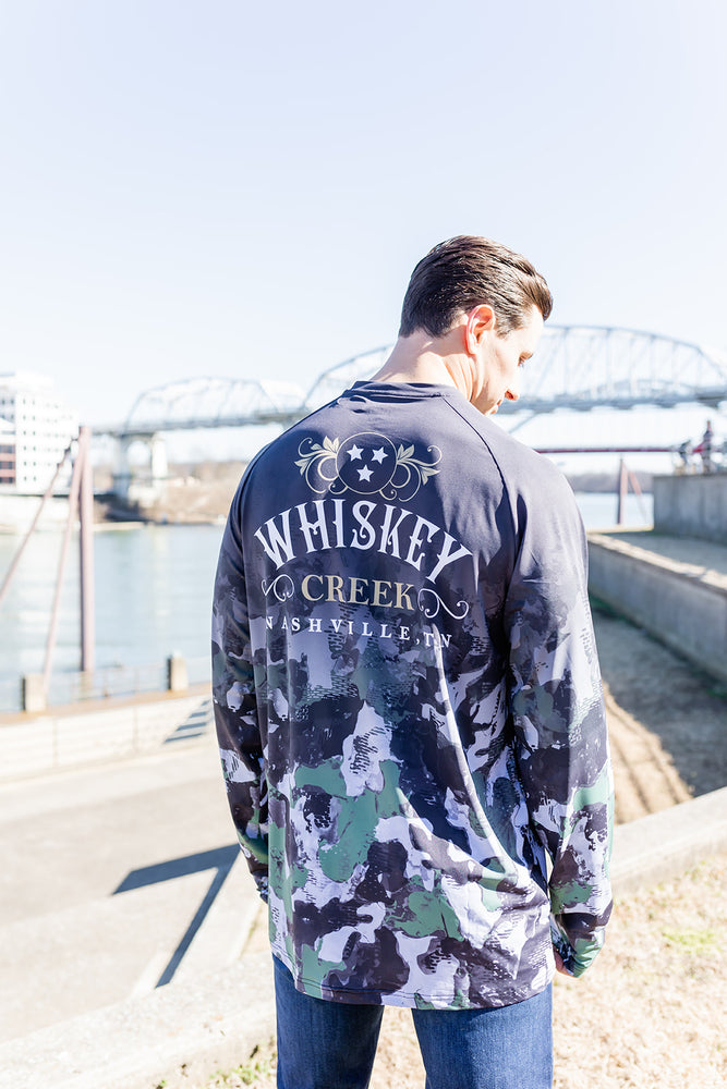 
                  
                    Load image into Gallery viewer, Whiskey Creek Distillery Performance UPF50 Long Sleeve
                  
                